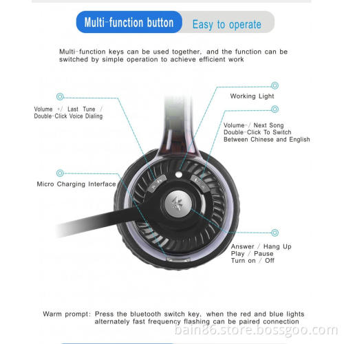 BT202 wireless bluetooth headset